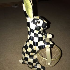 Mackenzie Childs Courtly Check Rabbit